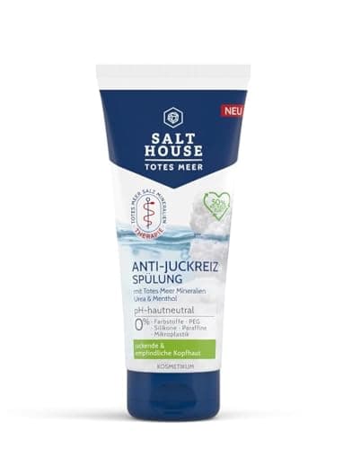 Salthouse Morte Meer Après-shampoing thérapie anti-démangeaisons contenant de l'urée et du panthénol pour des cheveux souples, en cas de démangeaisons et de cuir chevelu sensible, 200 ml