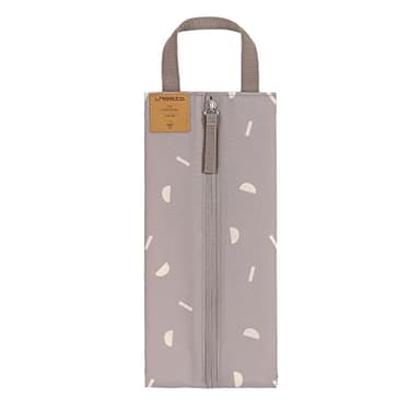 Lässig Baby Enfants Sac isotherme Sac pour bouteille Petit sac isotherme avec espace de rangement isolé/Insulated Pouch Blocks taupe