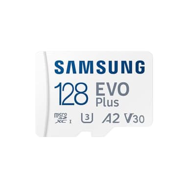 Carte MEMOIRE SAMSUNG 128G Micro SD Evo Plus 2024 avec Adaptateur SD Classe 10 Lecture 160 Mo/s Ecriture 160 Mo/s MB-MC128SA/EU