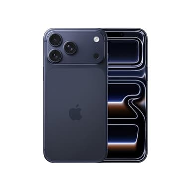 Apple iPhone 17 Pro Max 2 To : Écran 6,9 pouces avec ProMotion, Puce A19 Pro, Autonomie record sur iPhone, Système caméra Pro Fusion, Caméra avant Center Stage ; Bleu intense