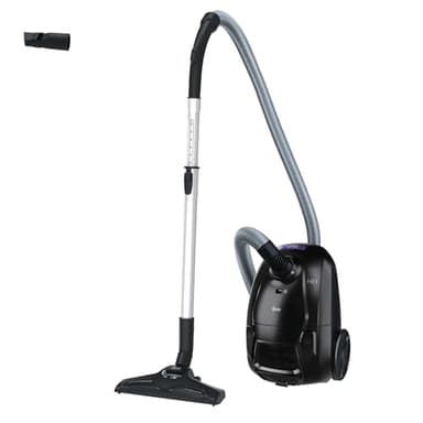 Hoover HE1 Home Aspirateur traineau avec Sac Compact Puissant 700W, Léger, Haute Performance, Brosse Tous Sols, Filtre EPA Lavable, Capacité 2,5L, Accessoires 2en1, Vidage Facile, HEZ107HM
