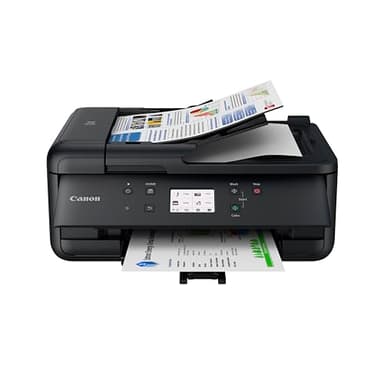 Canon PIXMA TR7650 Wireless 4-in-One Colour Inkjet Printer - Print, Scan, Copy & Fax | Wi-FI, Cloud | ADF, Borderless Photo Printing | Home Office