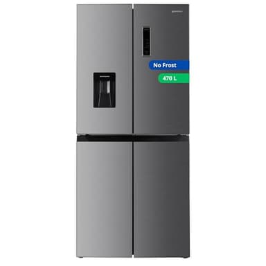 GEDTECH Réfrigerateur multi-portes GMP470IXT 470L (301L + 169L) - Distributeur d'eau - No Frost - Inox