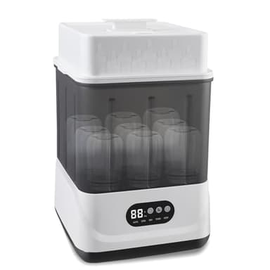 Hoyiyobi Stérilisateur et Sécheur pour Biberons,Sterilisation Biberon,grande taille pour 9 biberons et tétines,Chauffage Décongélation Des Aliments, Essentiels pour Nouveau-nés, Bébé