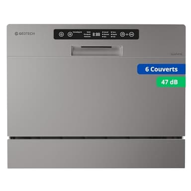 GEDTECH - Lave vaisselle Table Top GLV6T47SL - 6 couverts - 47 dB - Départ différé