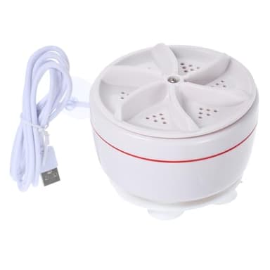 SHINEOFI Mini Lave-linge Portable Turbinaire Pour Chaussettes Et Petits Vêtements Machine à Laver Compacte Pp Basse Consommation Voyage Et Appartement