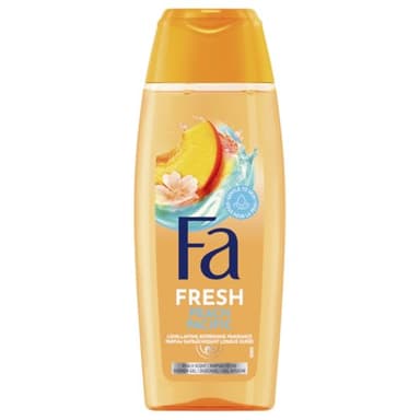 Fa -Fresh - Gel Douche Corps - Doux pour la peau - Peach Pacific - Parfum rafraichissant longue durée - Parfum pêche, mangue et fruit de la passion - Bouteille de 250 ml