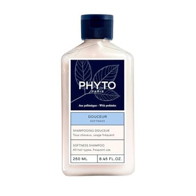 Phyto Paris - Douceur - Shampooing Douceur - Shampoing Doux Rééquilibrant - Protège le cuir chevelu - Soin des Cheveux Doux et Souples - Enrichi en Lait d'Avoine, Mauve Blanche et Prébiotiques