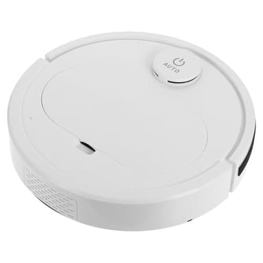 Yardenfun Aspirateur Robot Intelligent Blanc Es350 USB Rechargeable avec Fonctions Balayage, Aspiration Puissante et Nettoyage Automatique pour Sols Durs, Tapis et Parquet, Entretien