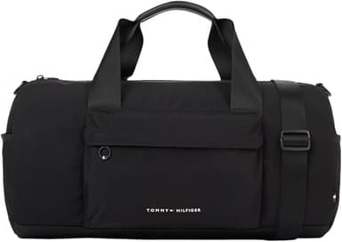 Tommy Hilfiger Homme TH Skyline Duffle AM0AM11789 Sacs polochons, Noir (Black), OS
