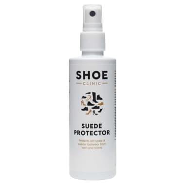 Shoe Clinic Spray imperméabilisant et protecteur pour daim Réparation et imperméabilisation | Chaussures, chaussures de ville, baskets, bottes, talons, sandales | 125 ml / 4,2 oz