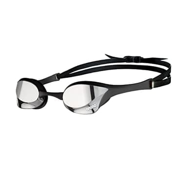 arena Cobra Ultra Swipe Mirror Lunettes de Natation Unisexe Adulte Race, Lunettes de Natation avec Lentilles Courbes Miroir, Anti-buée, Protection UV, 5 Ponts Nez Interchangeables