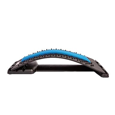 Inphysio® Appareil d'étirement Lombaire Back Stretching Support - Planche de Colonne Vertébrale - Masseur de Dos Lombaire - Correcteur de Posture - 94 Point d'Acupression - 3 Niveaux de Réglage