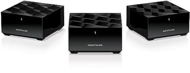NETGEAR nighthawk WiFi 6 Mesh (MK73S), Systeme WiFi Mesh Dual Band, Couverture de 400 m², Vitesses jusqu'à 3Gbit/s (AX3000), Protection totale Antivirus Armor inclus pendant 1 an