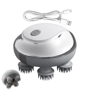 Stimulateur Capillaire Pour Pousse Des Cheveux | Appareil De Massage Du Cuir Chevelu Utilisable À Sec Et Sous La Douche,3 Modes Réglables Stimulateur Électrique Portable Anti Chute Activation