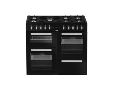 Cuisiniere Piano de cuisson électrique BEKO - 6 gaz + 1 wok - 100 cm - PF335325DB