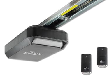 Entraînement de porte de garage Easy 600 avec rail et 2 émetteurs manuels - Entraînement de porte - Ouvre-porte de garage - Entraînement de porte de garage électrique - Entraînement par chaîne pour