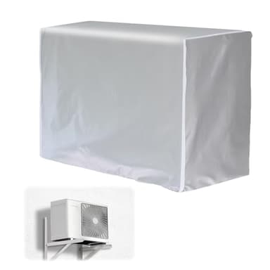 Couvercle de Climatiseur Extérieur, Housse Climatiseur Poussière Anti Neige, Housse Pompe a Chaleur Couverture pour Climatiseur D'extérieur Imperméable Résistant Au Soleil, 96 x 40 x 70 cm