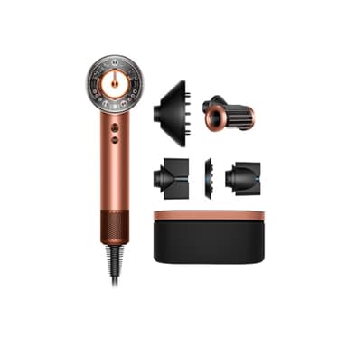 Dyson Supersonic Nural™ : sèche-cheveux - Cheveux raides à ondulés (Soie Ambrée/Champagne Rose)