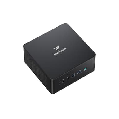 MINISFORUM UM890 Pro Mini PC - AMD AI Ryzen 9 8945HS, 8 C/16 T, Radeon 780M GPU, 2 x M.2 SSD Slots,DDR5, HDMI 2.1, DP 1.4, 2 x USB4, Oculink,4xUSBA, 2xRJ45 2.5G, Wi-FI 6E & BT 5.2（Pas de RAM/SDD）