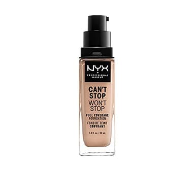NYX Professional Makeup Fond de Teint Liquide Couvrant Tenue 24h Can't Stop Won't Stop Liquid Foundation, Waterproof, Fini Mat, Formule Vegan, Teinte : Light (05)