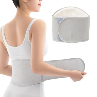 Ceinture Chauffante Lombaire Pour Femme Homme,Ceinture Chauffante Dos - Soutien Dorsale Réglable en Laine avec Bande Auto-agrippante - Soulagement Douleurs Dos, Sciatique et Hernie Discale - XL Mixte