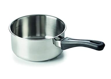 Beka 12036124 Polo Casserole en acier Inoxydable 12 cm, Noire