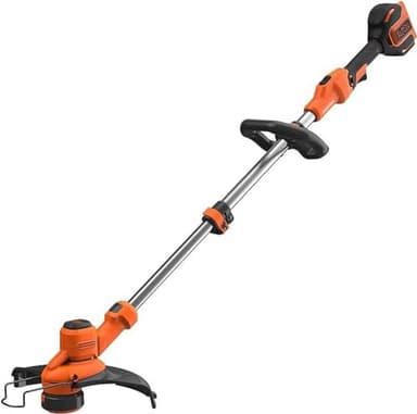 BLACK+DECKER Coupe-Bordures Automatique - 36V - 33 cm - Transmission Directe E-DRIVE - Mode Dresse-Bordure - Tube Télescopique - 2 Poignées - Sans Batterie, ni Chargeur - BCSTA536B-XJ