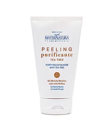 Maternatura, Gommage pour Cuir Chevelu Pelliculaire au Tea Tree, Exfoliation Douce pour un Cuir Chevelu Sain, Routine Beauté Bio pour Cuir Chevelu Pelliculaire, Made in Italy - 150 ml