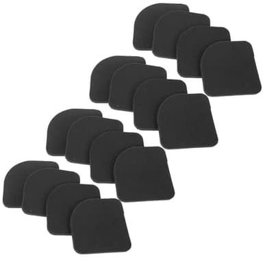 OATIPHO Lot de 16 Patins Anti-Vibrations en Caoutchouc pour Pieds de Machine à Laver et Réfrigérateur Stabilisateurs Antidérapants 4 Pièces par Paquet Amortisseurs Silencieux pour