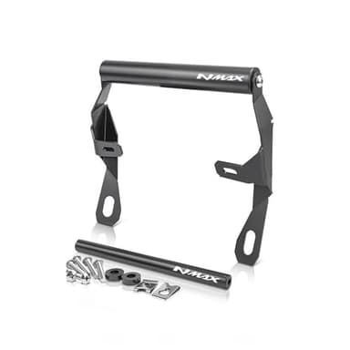 Support Support De Navigation GPS pour Moto pour Yamaha NMAX 155 125 NMAX155 Tech Max 2025- Fixation pour Smartphone Kit De Montage(Noir 1)