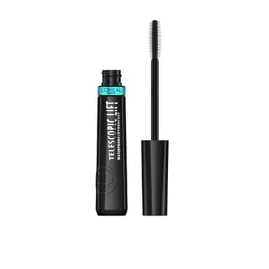 L'Oréal Paris - Mascara Hydrofuge - Volume et Longueur +5mm - Sans Paquet - Infusé aux Céramides - Telescopic Lift Waterproof - Noir