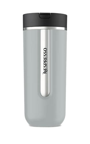 Nespresso Mug de voyage isotherme bleu aigue-marine - Anti-fuite - Large 540 ml