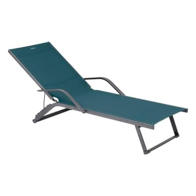 Hespéride - Transat bayamo Bleu Canard et Graphite en Aluminium traité époxy