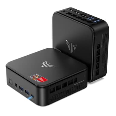 NiPoGi E3B Mini PC AMD Ryzen 7 5700U 16 Go DDR4 / 512 Go SSD Micro Ordinateur Bureau, Graphique Radeon RX Vega 8, DP + HDMI 4K, WiFi 6 BT5.2 Light Gamer PC