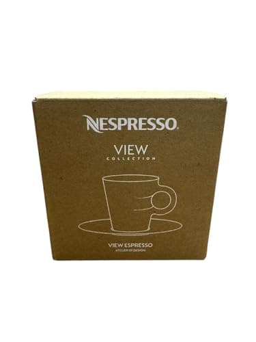 Lot de 2 tasses en verre à expresso et soucoupes (80 ml) - Nespresso View Collection