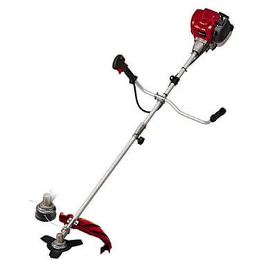 Einhell Débroussailleuse thermique GC-BC 36-4 S (puissance 1 kW, moteur 4 temps à faibles vibrations, double poignée en aluminium avec commandes, vendue avec lame à 3 dents et bobine double fil)
