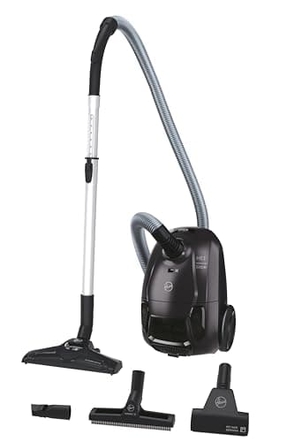 Hoover HE1 Home Aspirateur Traineau Avec Sac Compact et Puissant HE120PET, Haute-performance sur Sols Durs et Moquettes, Brosse Parquet & Brosse Spéciale Animaux, Filtre Lavable,Grande Capacité 2,5L