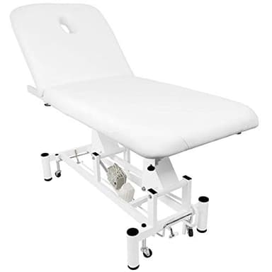 Activeshop FurnLAB 684a Table de massage électrique avec 1 moteur Blanc Charge maximale 200 kg Cuir synthétique