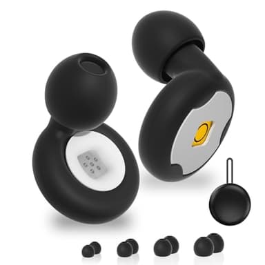 Bouchon D'oreille, 48 dB Bouchons Doreilles Anti Bruit, Confort Léger, Bouchon Oreille Réutilisables, Grade pour l'Anxiété, les Concerts et les Bibliothèques, les Sports, les DJ