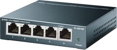 TP-Link Switch Ethernet Gigabit 5 Ports RJ45 Metallique 10/100/1000 Mbps, IGMP Snooping, Switch RJ45 idéal pour étendre Le réseau câblé pour Les Bureaux à Domicile, TL-SG105