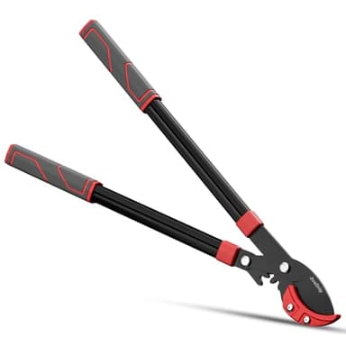 JiveSnip Sécateur de Jardinage Robuste, Coupe-Branches Avec Structure à Engrenages, Lames SK5 Avec Revêtement en Téflon, Poignées en Alliage D'aluminium