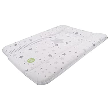 babyCalin Matelas à Langer Confort Etoile Grise 50 x 70 cm - Avec toise imprimée