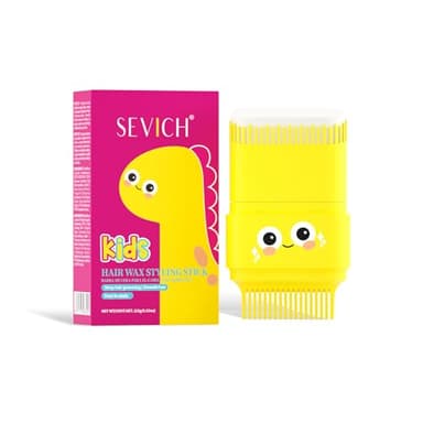 Gel capillaire pour enfants, crème de coiffage et de finition hydratante, ingrédients sûrs, facile à utiliser, parfait pour dompter les cheveux volants et créer de superbes coiffures, 15 g