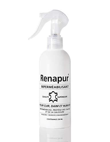 RENAPUR Imperméabilisant pour Cuir, Daim, Nubuck et Tissus 250ML (Marque Française)