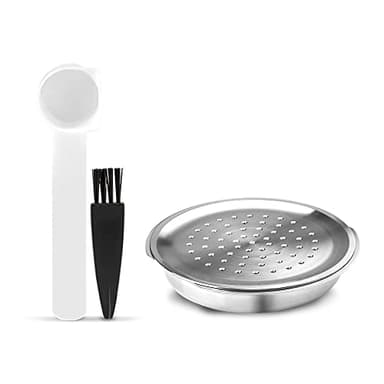 Capsules de café réutilisables, filtres rechargeables pour Senseo HD7801, Senseo HD6592 capsules avec cuillère et brosse