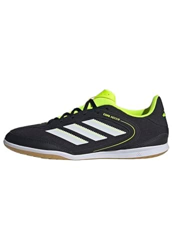 Adidas Mixte Copa Indoor Court Club Indoor Football Boots, Core Black/FTWR White/Lucid Lemon, 42 EU