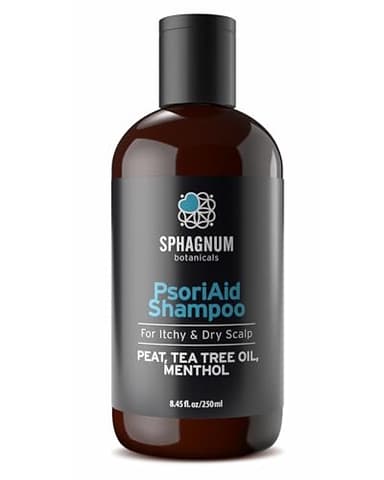 Shampoing Pour Psoriasis - Traitement Naturel à la Boue de Tourbe Sans Goudron de Houille Cancéreux. Sans Sulfate, Démangeaisons du Cuir Chevelu, Anti-Pelliculaire et Dermatite