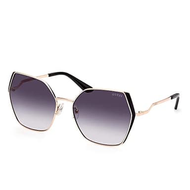 GUESS GU7843, Lunettes de soleil Femme, shiny rose gold, 61