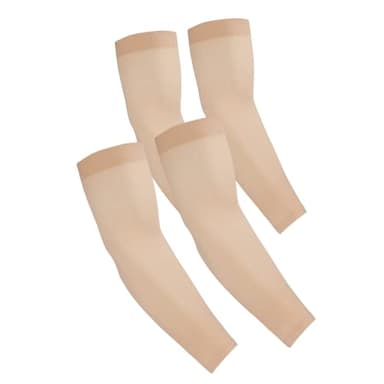 Y·J Back home Manchon de protection de bras, UV, antidérapant, manchons de bras compressifs, manchons de protection pour activités, tatouage, volleyball, pour femmes et hommes, couleur chair, taille